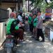 Sambangi Komunitas Ojek Online, Kanit Binmas Polsek Brebes Sampaikan Ini