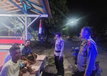 Patroli Sambang Desa, Anggota Polsek Wanasari Ajak Masyarakat Jaga Kamtibmas