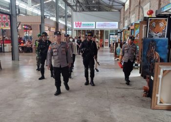 Patroli Pospam Rest Area 260, Pastikan Pemudik Aman Saat Istirahat