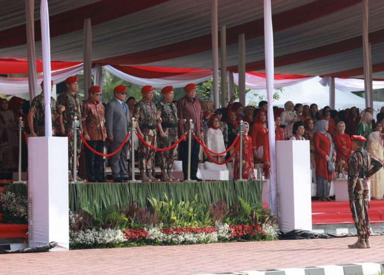 Pakai Baret Merah, Prabowo Hadiri HUT ke-72 Kopassus
