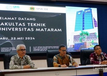 FT UNS Tandatangani Perjanjian Kerja Sama dengan FT Universitas Mataram – Universitas Sebelas Maret