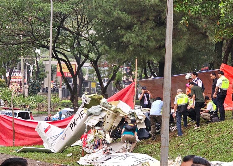 Korban Kecelakaan Pesawat di Tangsel 3 Orang – Warga Berita
