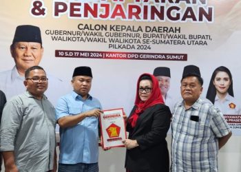 Sri Kumala Sirait Mendaftar ke DPD Gerindra Untuk Menjadi Calon Bupati Asahan – Warga Berita