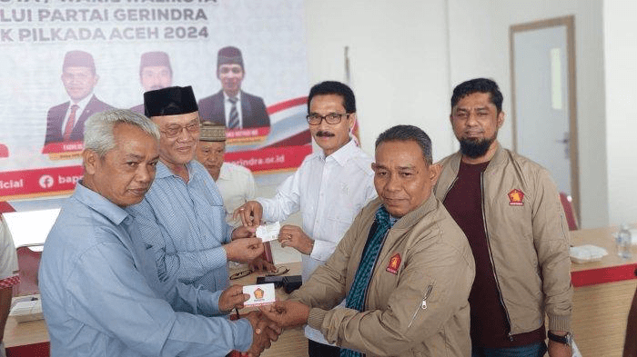 Pasangan Ir Tagore dan Ir Armia Daftarkan Diri Ke Partai Gerindra Aceh Untuk Pilkada 2024 – Warga Berita 1 Pasangan Ir Tagore dan Ir Armia Daftarkan Diri Ke Partai Gerindra Aceh Untuk Pilkada 2024 – Warga Berita