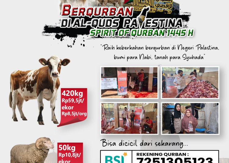 Jelang Idul Adha, AWG Tawarkan Berkurban di Gaza Lewat Mesir dan India