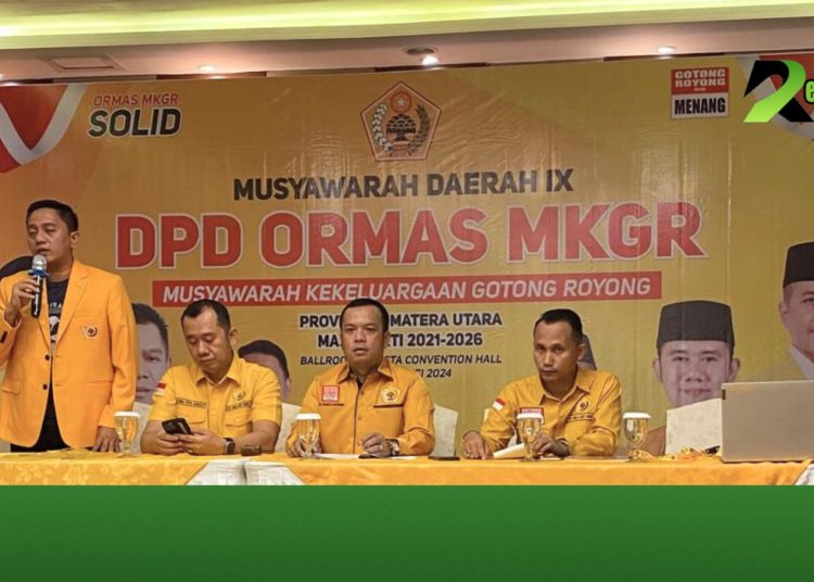 Muswil Ormas MKGR Sumut ke-IX Lahirkan Pemimpin Semangat Gotong Royong