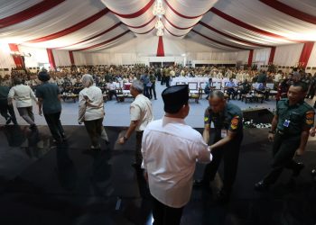 Prabowo Gelar Halal Bihalal Bersama 1.000 Pegawai Kemhan – Warga Berita