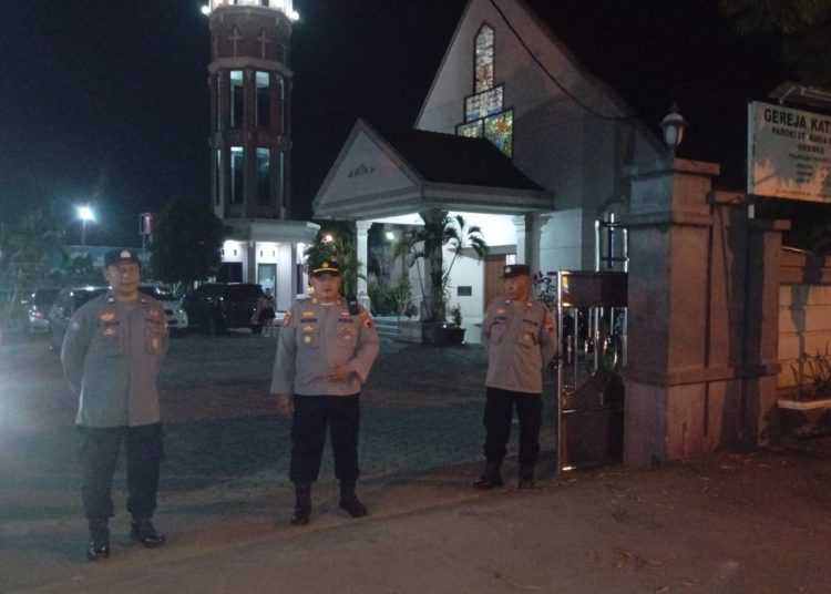 Polres Brebes Amankan Perayaan Misa Kenaikan Isa Almasih