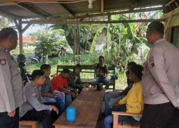 Polsek Ketanggungan Sosialisasikan Bahaya Narkoba Ke Warga, Ini Pesan Yang Diberikan