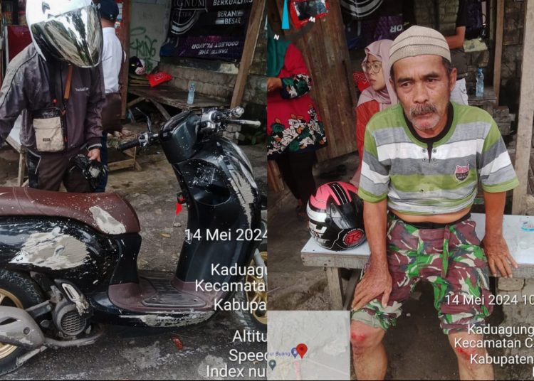 Jalan Soekarno-Hatta Lebak Banyak Coran, Pengendara Motor Berjatuhan – Warga Berita