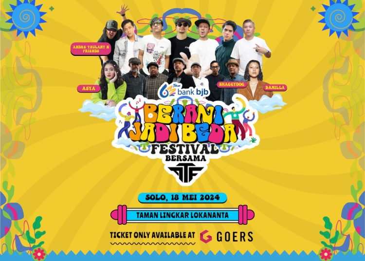 Yuk, Ramaikan Berani Jadi Beda Festival Bersama Andre Taulany & Friends (ATF) dan bank bjb! – Warga Berita 1 Yuk, Ramaikan Berani Jadi Beda Festival Bersama Andre Taulany & Friends (ATF) dan bank bjb! – Warga Berita
