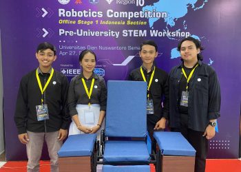Robot Kesehatan Karya Mahasiswa FT Udinus Raih Juara