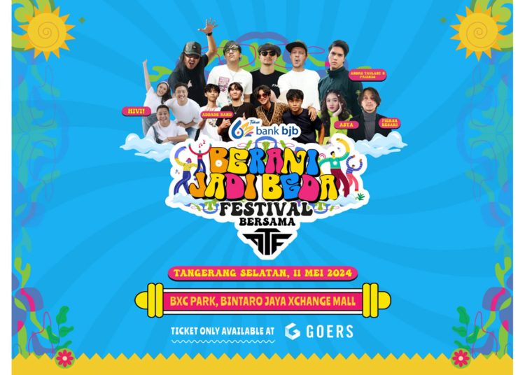 Yuk, Datang dan Ramaikan Berani Jadi Beda Festival, Ada Konser Musik, Bazaar Hingga Modern Dance – Warga Berita 1 Yuk, Datang dan Ramaikan Berani Jadi Beda Festival, Ada Konser Musik, Bazaar Hingga Modern Dance – Warga Berita