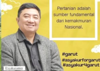 Cabup Garut Dari Partai Golkar, Syakur Amin: Pertanian Sumber Fundamental Kemakmuran Nasional