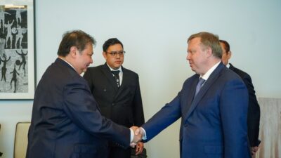 Airlangga Hartarto Bertemu Elite Rosatom di Rusia, Bahas Kerjasama Pembangkit Listrik Tenaga Nuklir 1 Airlangga Hartarto Bertemu Elite Rosatom di Rusia, Bahas Kerjasama Pembangkit Listrik Tenaga Nuklir
