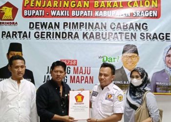 Mantan Kades Nyalon Bupati Sragen Lewat Gerindra