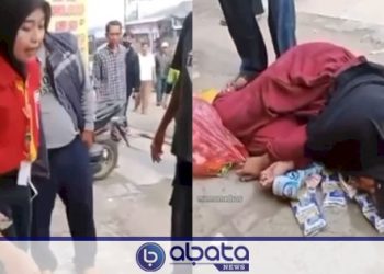 Viral Ibu-ibu Kepergok Mencuri, Pura-pura Pingsan Saat Dimarahi Pegawai Minimarket