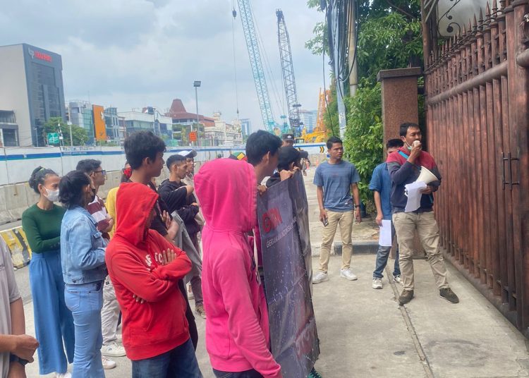 GIBN Gelar Unjuk Rasa di Depan Kantor Lion Air Grup Menuntut Tindakan Tegas Terkait Kasus Narkoba