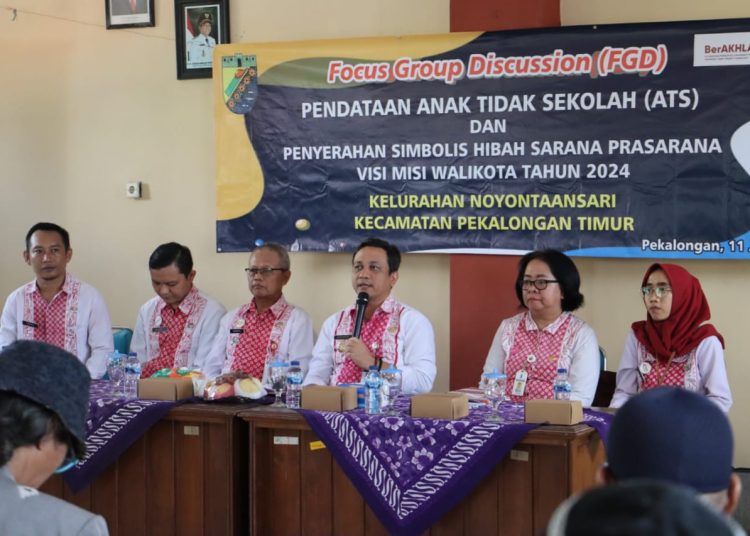 Pemkot Pekalongan Tekan Anak Tidak Sekolah, Lewat FGD
