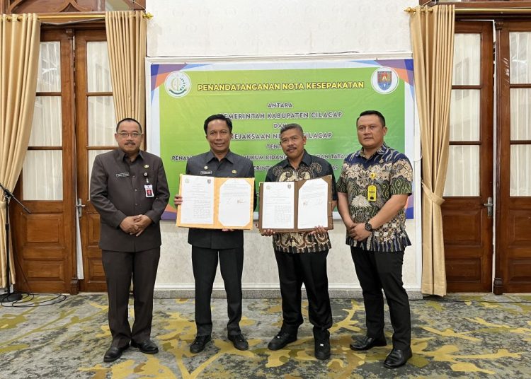 Pemkab Cilacap dan Kejari Tandatangani Nota Kesepakatan, Berisi Enam Ruang Lingkup