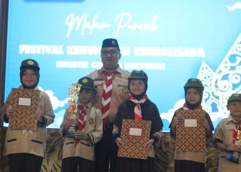 Unggul dari 2 finalis lainnya, Gudep SD N Kalisari Raih Juara 1 Festival Kehumasan Kendalisada 2024