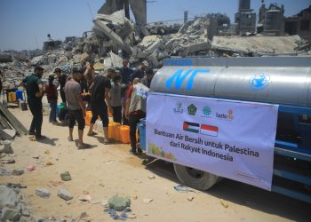 Muhammadiyah Salurkan Bantuan Air Bersih Bagi Ribuan Warga Palestina