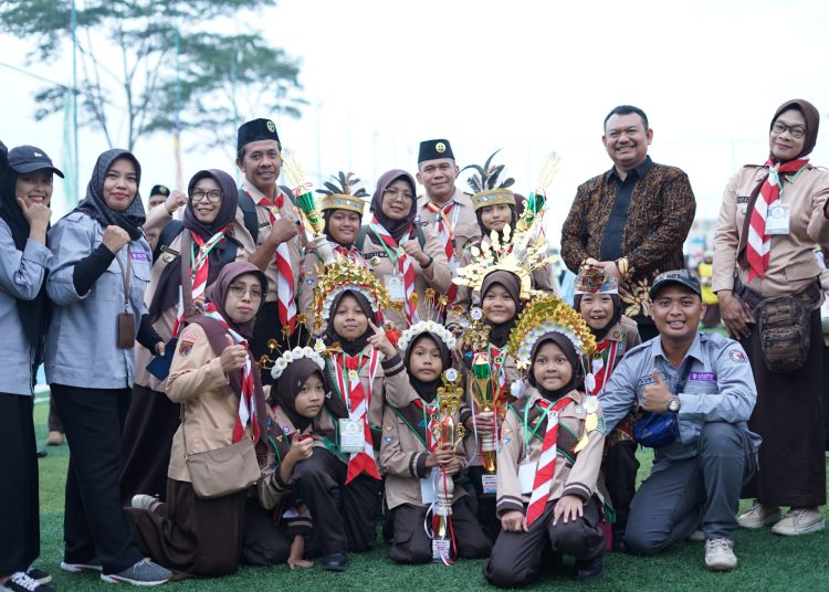 Terpuruk Di Taman Fun Bowling, SD N 1 Purbalingga Lor Bawa Kwarcab Purbalingga Raih 2 Giat Prestasi Pesta Siaga