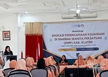 RG Banking dan Finance SV UNS Bekerja Sama dengan DWP Klaten Gelar Workshop Edukasi Perencanaan Keuangan Keluarga – Universitas Sebelas Maret