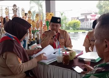 Siap Jadi Yang Terbaik, Kwarran Cilongok dinilai Oleh Kwarcab Banyumas