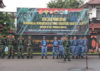 Selesai Tepat Waktu, Program TMMD Desa Danasari Ditutup