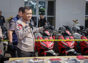 Irjen Pol Ahmad Luthfi; Polda Jateng Ungkap Kasus Penadahan Motor Transnasional – Polres Kudus