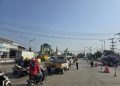 Macet Akibat Perbaikan Jalan, Satlantas Polres Kudus Lakukan Hal Ini – Polres Kudus