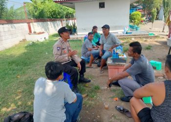 Patroli Sambang Desa, Polsek Wanasari Ajak Masyarakat Jaga Kamtibmas