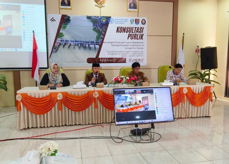 Pemkab Cilacap Bersama FAO, Gelar Konsultasi Publik Tahap Tiga Draft Ranperda Pengelolaan Perikanan