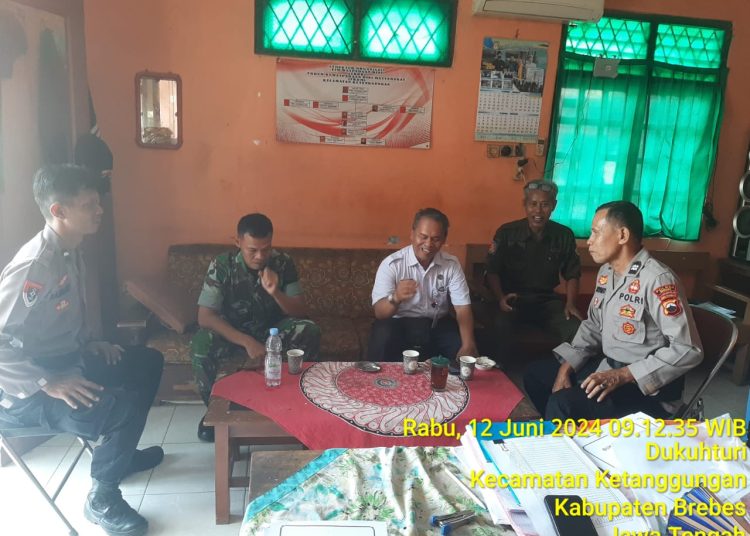 Untuk Memperkuat Kerjasama, Polsek Ketanggungan Gelar Sambang Sinergitas 3 Pilar