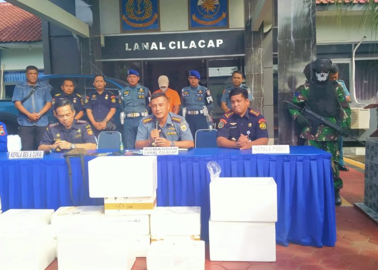LANAL Cilacap Berhasil Gagalkan Upaya Penyedupan Ribuan Baby Lobster 1 LANAL Cilacap Berhasil Gagalkan Upaya Penyedupan Ribuan Baby Lobster