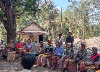 Melki Laka Lena Tinjau Pembangunan Kapela St Fransiskus Asisi di Kabupaten TTU