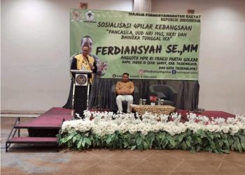 Tumbuhkan Nasionalisme, Ferdiansyah Gelar Sosialisasi 4 Pilar Kebangsaan di Garut