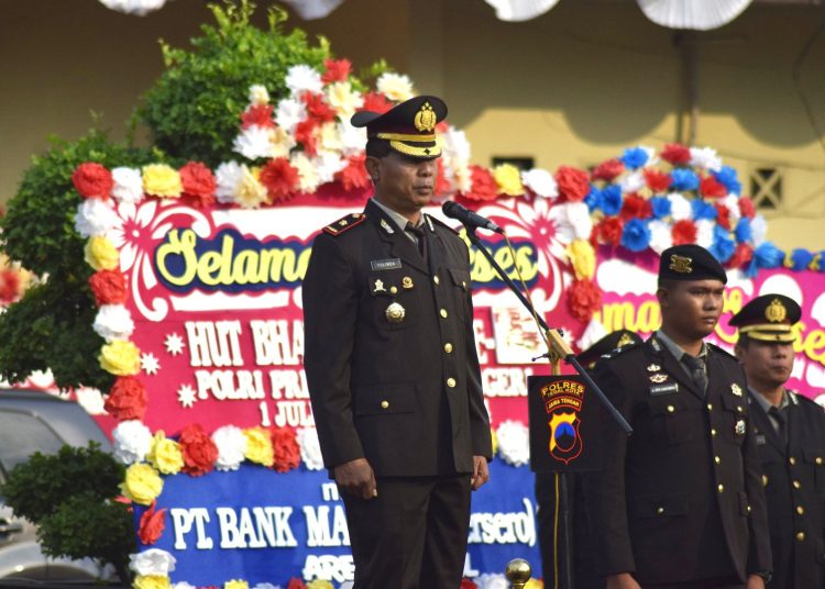 Peringati Hari Bhayangkara ke-78, Polres Tegal Kota Gelar Upacara Secara Sederhana – Warga Berita