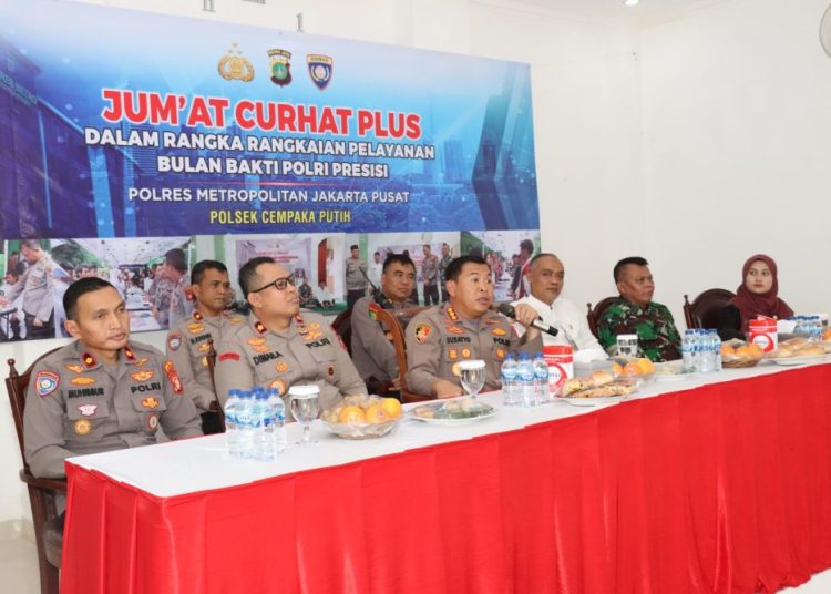 Jum’at Curhat, Kapolrestro Jakpus Himbau Masyarakat Jauhi Narkoba, Tawuran dan Judi Online – Warga Berita