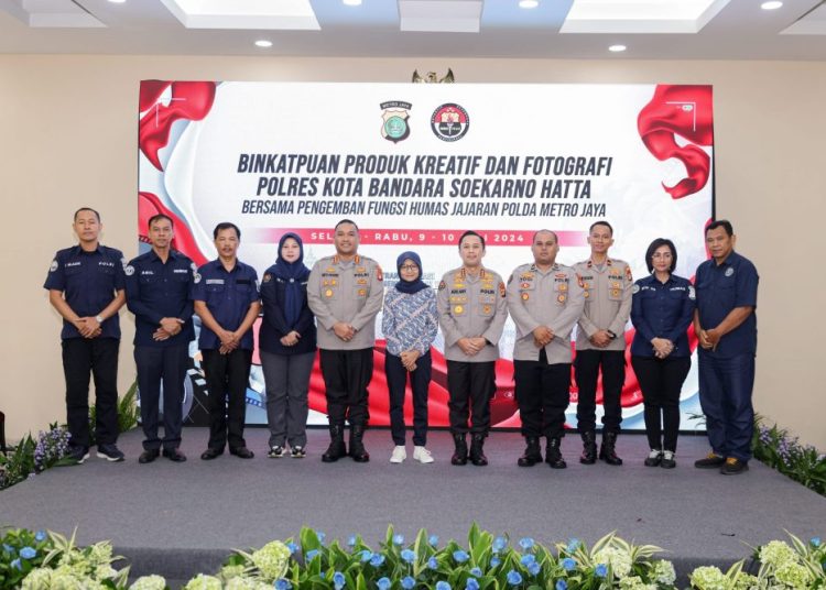Polres Bandara Soetta Gelar Latihan Kehumasan, Begini Isinya