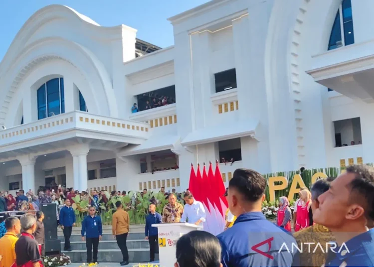 Presiden Jokowi Resmikan Pasar Jongke Solo