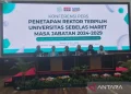 Prof Hartono Ditetapkan Sebagai Rektor UNS Masa Jabatan 2024-2029