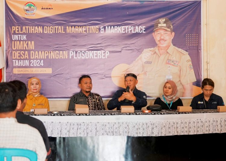 Pelatihan Digital Marketing Diskominfo Jateng untuk UMKM di Desa Plosokerep Sragen