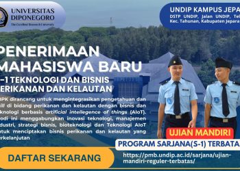 UNDIP Buka Pendaftaran Mahasiswa Baru dengan Beasiswa Penuh Prodi S1 Teknologi Bisnis Perikanan dan Kelautan Kampus Jepara