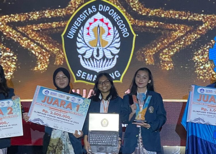 Mahasiswa UNDIP Raih Juara 1 dalam Olimpiade Vokasi Indonesia IX 2024 1 Mahasiswa UNDIP Raih Juara 1 dalam Olimpiade Vokasi Indonesia IX 2024