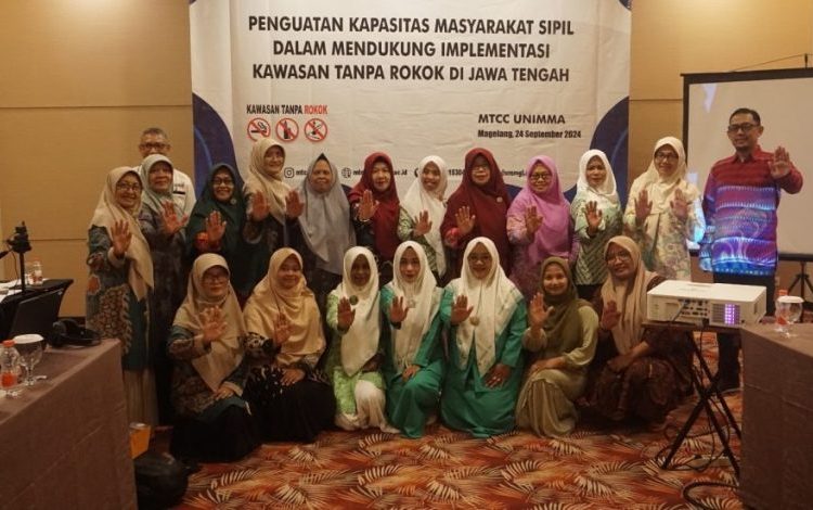 Universitas Muhammadiyah Magelang Gelar Pelatihan Penguatan Implementasi Kawasan Tanpa Rokok di Jawa Tengah