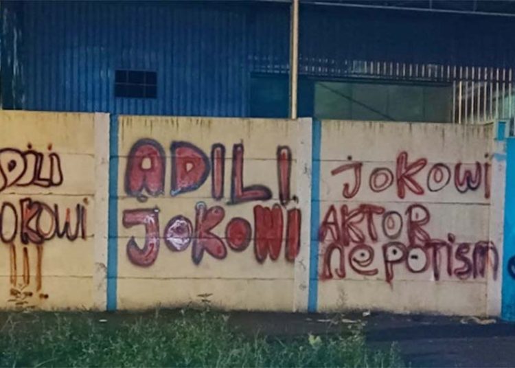 Marak Tulisan Adili Jokowi, Polresta Yogyakarta Buru Pelaku Vandalisme