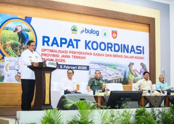 Jawa Tengah Targetkan Produksi 4,8 Juta Ton Gabah pada Februari-April 2025