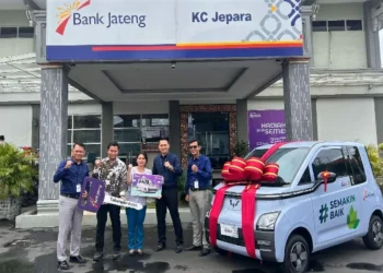 Budi Cahyono Menang Undian Mobil Listrik Bank Jateng